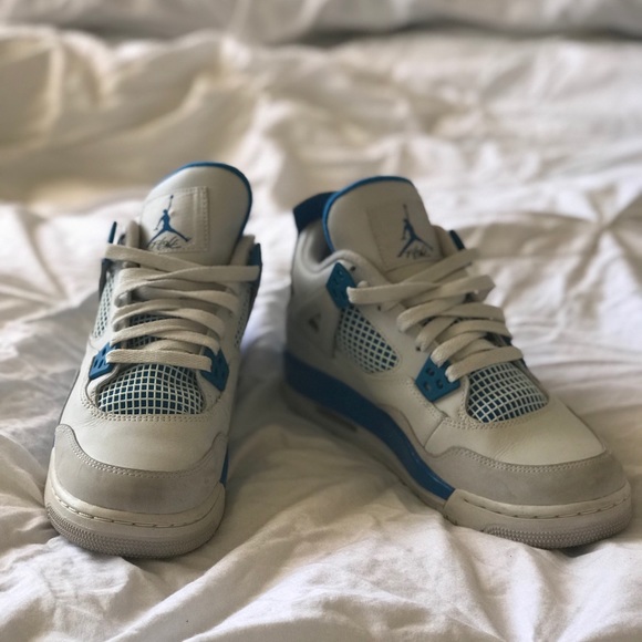 MILITARY BLUE 4 JORDANS - Picture 3 of 6